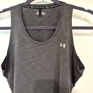 Grey Under Armour HeatGear Tank Top - size M